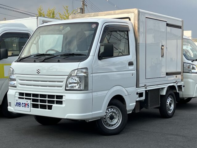 [C_3y7821] スズキ　キャリィ　冷蔵冷凍車　サーモキング製　中温　‐５℃設定　４ＷＤ　ＡＴ