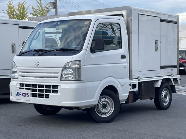 [C_28y2494] スズキ　キャリィ　冷蔵冷凍車　サーモキング製　中温　‐５℃設定　ＡＴ