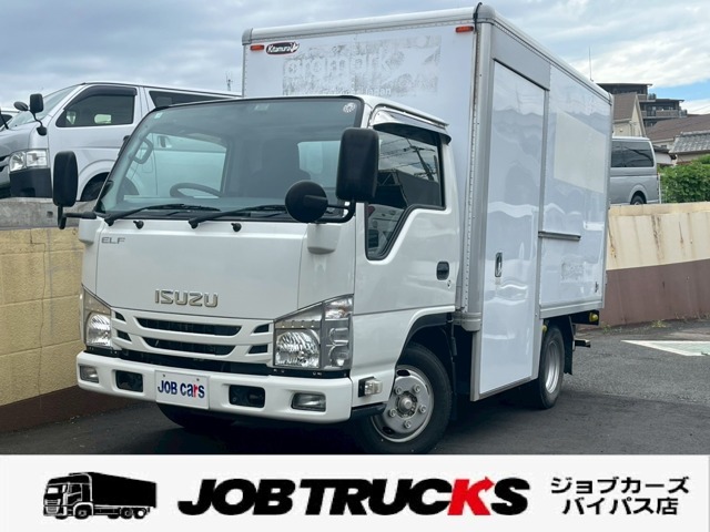 [B_1y0565] いすゞ　エルフ　ドライバン　標準　10尺　3枚観音　左スライドドア　