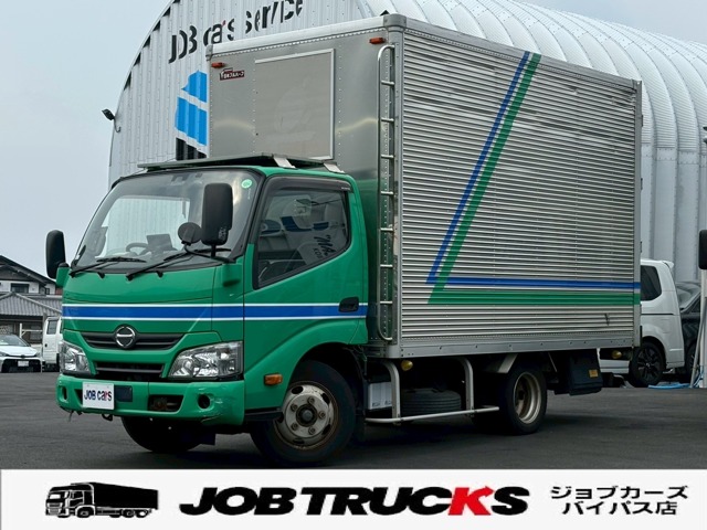 [B_29y6538] 日野　デュトロ　アルミバン　1.8ｔ　低床　日本フルハーフ製