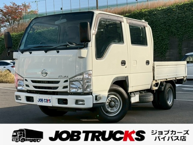 [B_2y0520] ニッサン　アトラス　Wキャブ　平ボディ　低床　積載1.55t