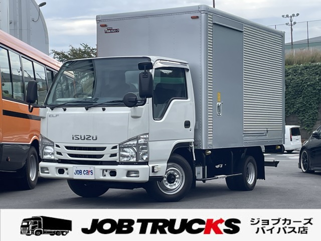 [B_30y3260] いすゞ　エルフ　3.0ディーゼルターボ　フラットロー　日本フルハーフアルミバン　ラッシングレール1段