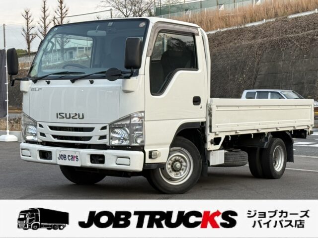 [B_30y4637] いすゞ　エルフ　平ボディ　標準　10尺　低床　AT