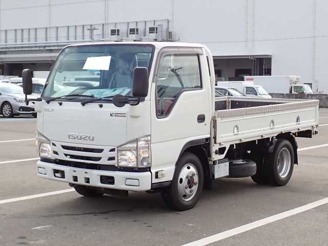 [B_31y7841] いすゞ　エルフ　平ボディ　フルフラットロー　標準　ディーゼルターボ　4WD