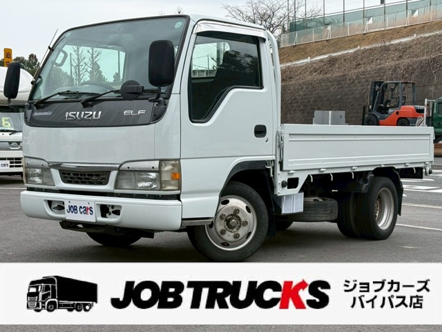 [B_16y2252] いすゞ　エルフ　4.8ディーゼルターボ　フルフラットロー　三方開
