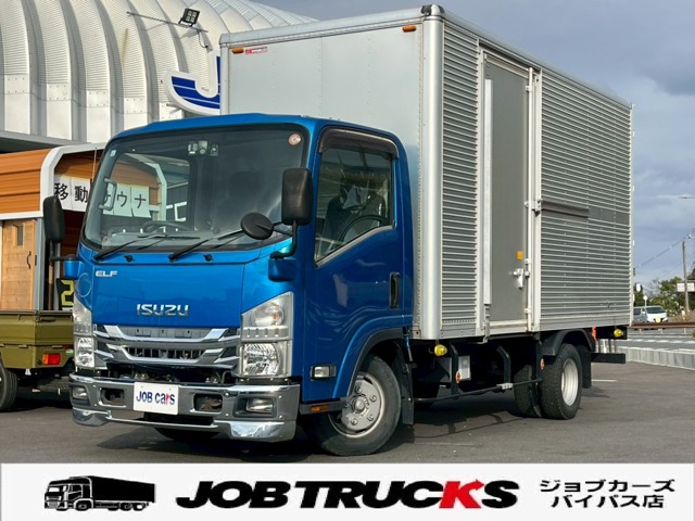 [B_28y6265] いすゞ　エルフ　3.0DT　ハイキャブ　ロング　フルフラットロー　アルミバン　ワイドロング