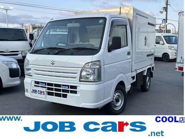 [C-1y8337]スズキ　キャリイトラック　冷蔵冷凍車　サーモキング製　低温　－２０℃設定　４ＷＤ　ＡＴ　バックカメラ　キーレス　パワーウィンドウ　スノコ