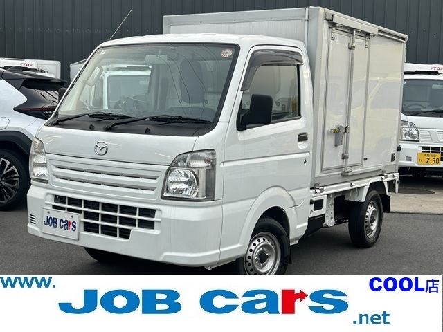 [C_27y5572]マツダ　スクラムトラック　保冷車　オートマ　ＥＴＣ　バックカメラ　ポータブルナビ　ドライブレコーダー　９０度ストッパー　ＬＥＤ庫内灯