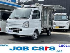 [C_5y5285]スズキ　キャリイトラック　移動販売車　三方開　冷凍機　菱重製　－５℃設定　ＡＴ