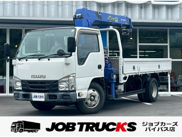 平成29年式　エルフ　TPG-NKR85AR　クレーン車　走行20000㎞　積載量2000㎏
