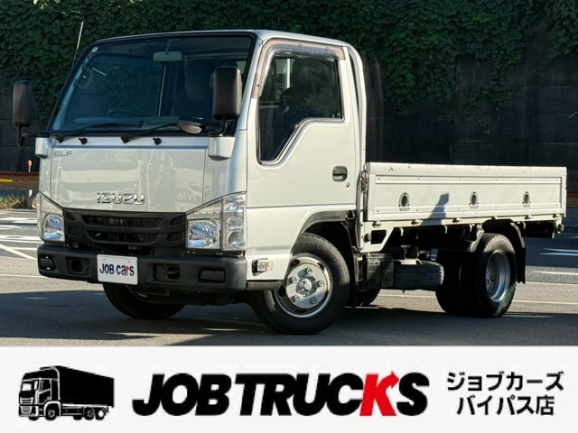 [B_31y4387] 平成31年　いすゞ　エルフ　TPG-NJR85A　平ボディ　10尺　標準　フルフラットロー　走行127,000km　積載2000kg
