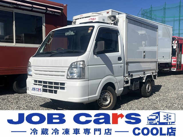 [C-3y7679]スズキ　キャリイトラック　移動販売車　冷蔵冷凍　菱重　ＡＴ　－５℃設定　リアカメラ　４ＷＤ