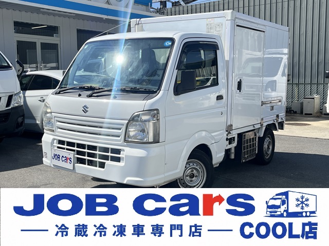 [C-26y3509]スズキ　キャリイトラック　冷蔵冷凍車　低温　東プレ　ＡＴ　左スライドドア　リアカメラ　４ＷＤ